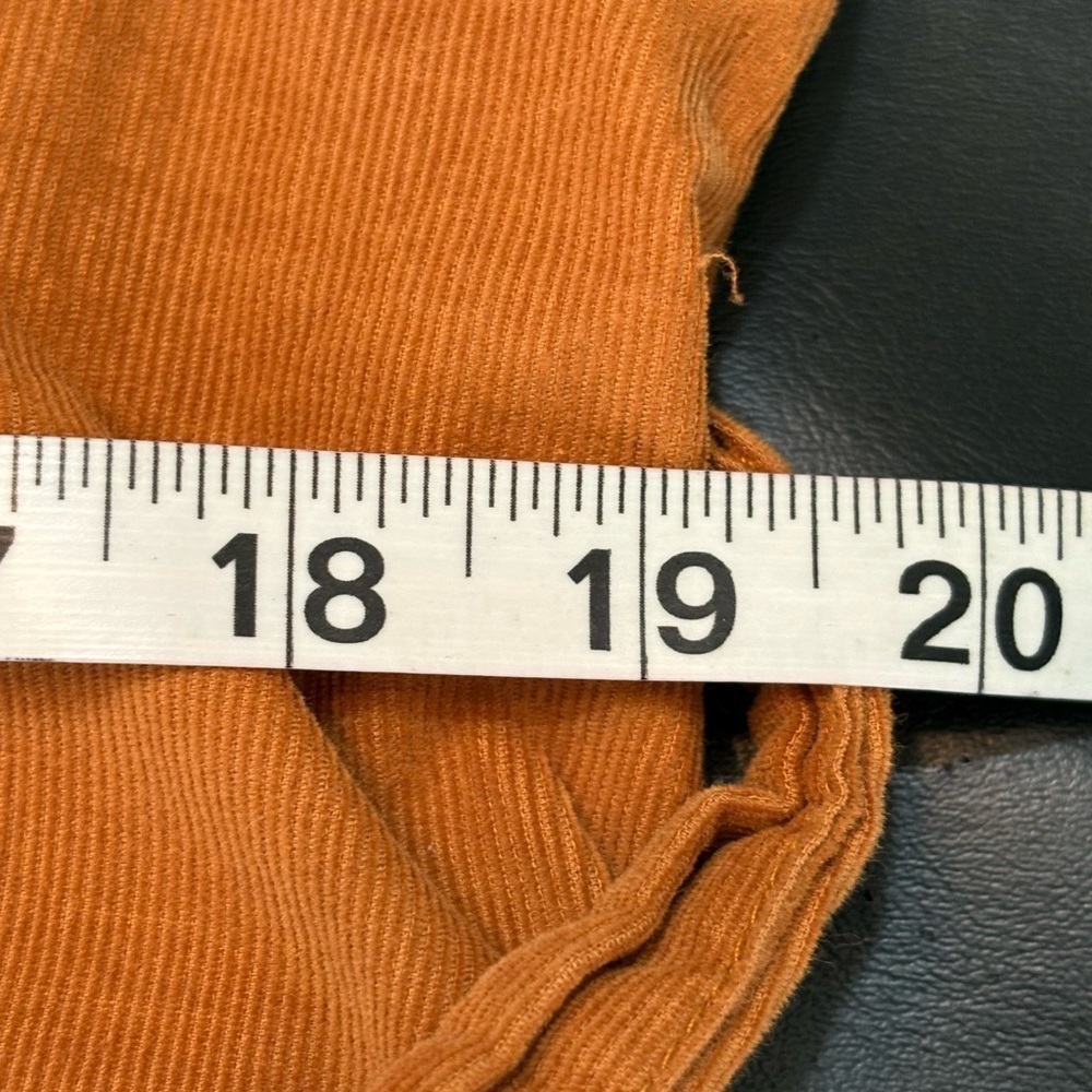 Lucky Brand Corduroy Brown Button-Up Belted Dress w/Pockets size XS - Picture 8 of 15
